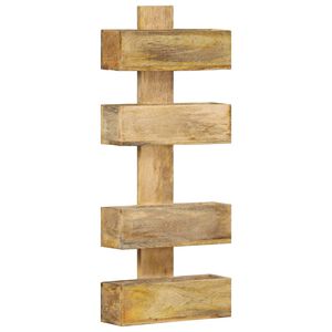 vidaXL Magazine Wall Rack 30x11x72 cm Solid Mango Wood