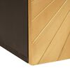 vidaXL Bathroom Cabinet with Shelf Black and Gold 38 x 33 x 48 cm