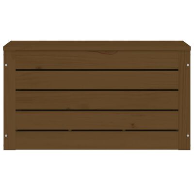 vidaXL Storage Box Honey Brown 59.5x36.5x33 cm Solid Wood Pine