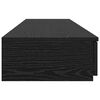 vidaXL Bed Drawers Black Oak 150 x 36.5 x 16.5 cm Engineered Wood