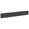 vidaXL Lawn Edging 10 pcs 100 x 15 cm Steel Black