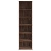 vidaXL Highboard Brown Oak 50x41x185 cm Engineered Wood