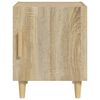 vidaXL Bedside Cabinet Sonoma Oak Engineered Wood