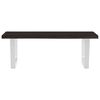 vidaXL Basin Shelf Wall Mounted Steel and Solid Wood Oak