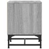 vidaXL Bedside Cabinets with Glass Doors 2 pcs Grey Sonoma 35x37x50 cm