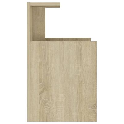 vidaXL Bed Cabinet Sonoma Oak 40x35x60 cm Engineered Wood