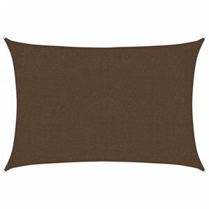 vidaXL Sunshade Sail 160 g/m&sup2; Brown 2x3 m HDPE