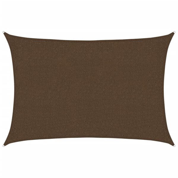 vidaXL Sunshade Sail 160 g/m² Brown 2x3 m HDPE