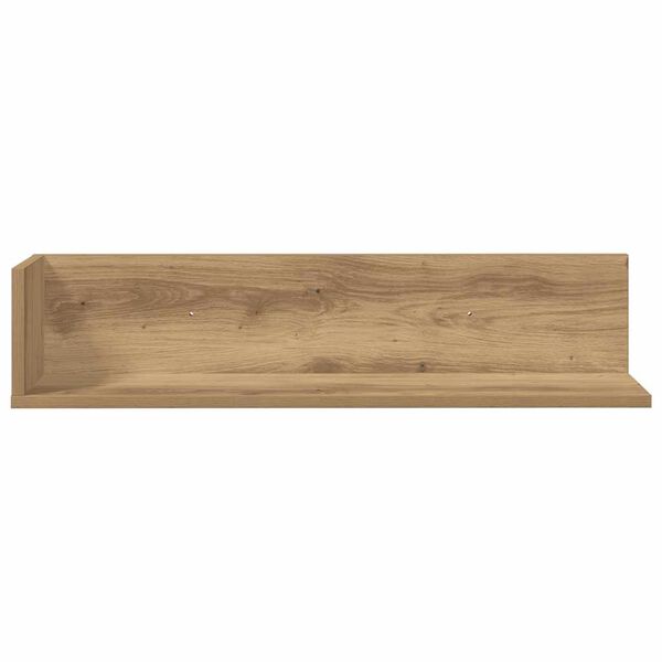 vidaXL Wall Shelves 2 pcs Artisan Oak 75x16.5x16.5 cm Engineered Wood