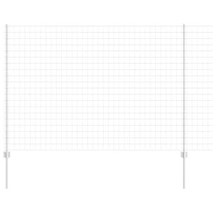 vidaXL Welded Wire Fence 10 x 1.6 m (W x H) Hot-Dip Galvanised Steel