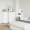 vidaXL Storage Cabinet High Gloss White 40 x 48 x 105 cm