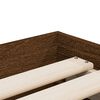 vidaXL Bed Frame with Drawers without Mattress Brown Oak 90x190 cm Single