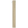vidaXL Vitrine Cabinet Sonoma Oak 100x8.5x75 cm Engineered Wood