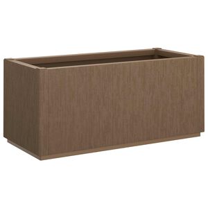 vidaXL Garden Flower Box Brown 80 x 36 x 35 cm PP