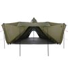 vidaXL Family Tent Tipi 8-Person Olive Green Waterproof