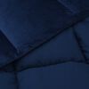 vidaXL Winter Duvet Quilted Dark Blue 220 x 240 cm Microfiber