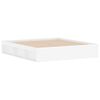 vidaXL Bed Frame without Mattress White 180x200 cm Super King Super King Size