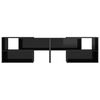 vidaXL TV Cabinet High Gloss Black 149x30x52 cm Engineered Wood