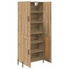 vidaXL Highboard Artisan Oak 69.5 x 34 x 180 cm Engineered Wood