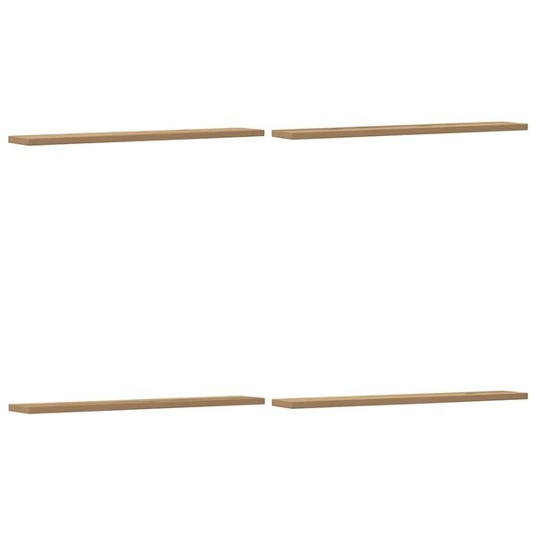 vidaXL Wall Shelves 4 pcs Artisan Oak 60x20x1.5 cm Engineered Wood