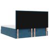 vidaXL Ottoman Bed with Mattresses Dark Blue 160x200cm Velvet