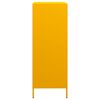 vidaXL Highboard Mustard Yellow 68x39x103.5 cm Steel