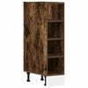 vidaXL Bottom Cabinet "Riga" Smoked Oak 20x44,5x81,5 cm Engineered Wood
