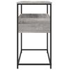 vidaXL Console Table Grey Sonoma 75x40x75 cm Engineered Wood