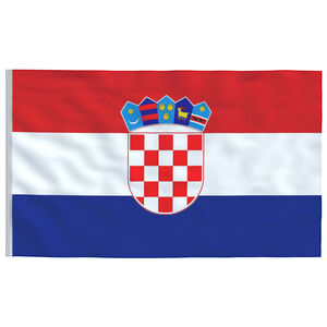 vidaXL Croatia Flag 90x150 cm