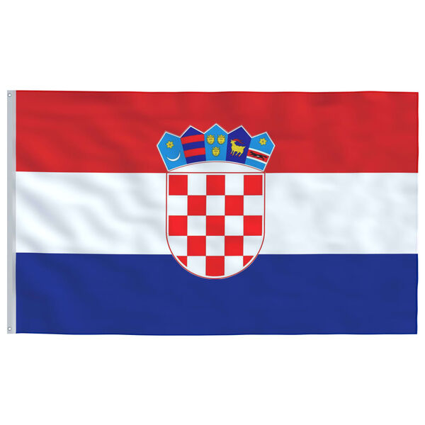 vidaXL Croatia Flag 90x150 cm