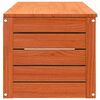 vidaXL Storage Box Wax Brown 89 x 36.5 x 33 cm Solid Pine Wood