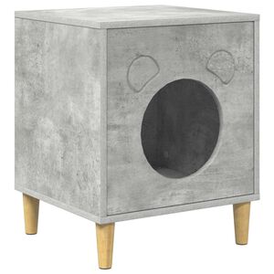 vidaXL Cat House Concerte 42.5 x 40 x 53 cm Engineered Wood