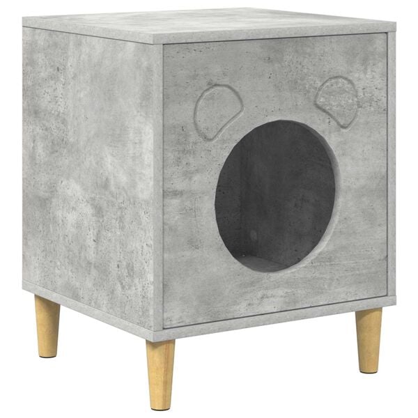 vidaXL Cat House Concerte 42.5 x 40 x 53 cm Engineered Wood