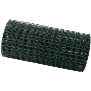 vidaXL Euro Fence Green 0.4 x 50 m PVC-coated iron