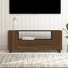 vidaXL TV Cabinet Brown Oak 120x35x48 cm Engineered Wood
