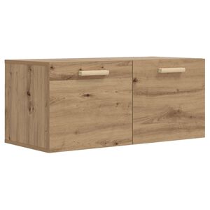 vidaXL Wall Cabinet Wall-Mounted Artisan oak 80 x 36.5 x 35 cm