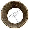 vidaXL Lamp Shade Wicker 40x26 cm Brown