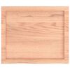 vidaXL Wall Shelf Light Brown 60x50x(2-6) cm Treated Solid Wood Oak