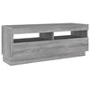 vidaXL 2 Piece TV Cabinet Set with LED Lights Grey Sonoma Engineered Wood