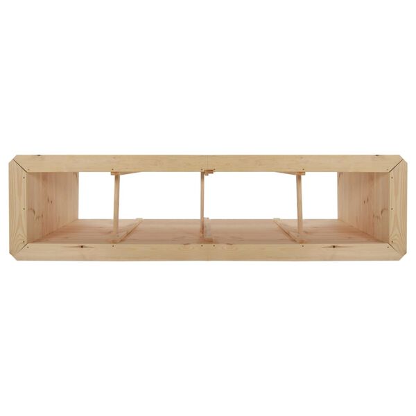 vidaXL Garden Raised Bed 200x50x80 cm Pinewood 19 mm