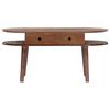 vidaXL Coffee Table 100x50x46 cm Solid Acacia Wood