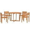 vidaXL 5 Piece Garden Dining Set Solid Wood Acacia
