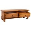 vidaXL TV Cabinet 110x35x40 cm Solid Teak Wood