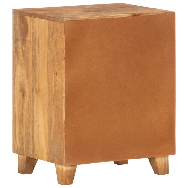 vidaXL Bedside Cabinet 40x30x50 cm Solid Mango Wood