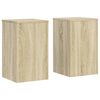 vidaXL Plant Stands 2 pcs Sonoma Oak 30x30x50 cm Engineered wood