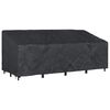 vidaXL Garden Bench Cover Black 200 x 100 x 89 cm 600D Oxford Fbric