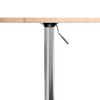 vidaXL Bar Table &Oslash;50x89.5 cm Solid Wood Oak