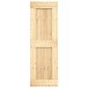 vidaXL Sliding Door with Hardware Set 70x210 cm Solid Wood Pine