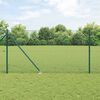 vidaXL Fence Post Green 50 x 1 m (16 x 16 mm mesh) Steel and PVC