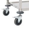 vidaXL 4-Tier Kitchen Trolley 107x55x125 cm Stainless Steel